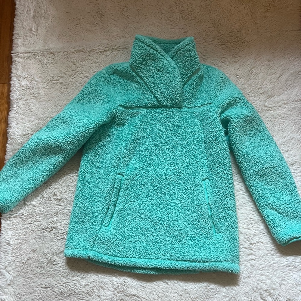 North face turquoises fleece